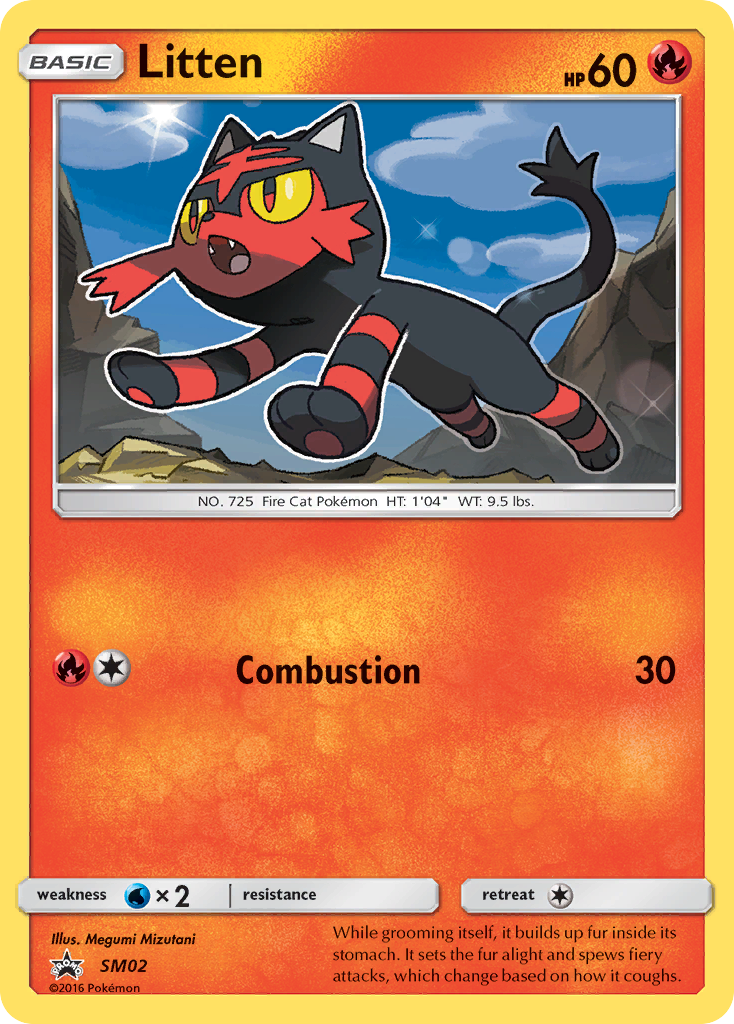 Litten (SM02) [Sun & Moon: Black Star Promos] | North Game Den