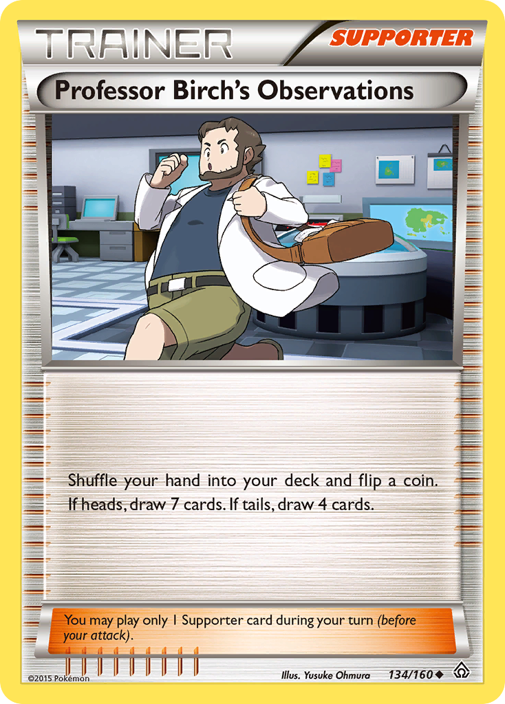 Professor Birch's Observations (134/160) [XY: Primal Clash] | North Game Den