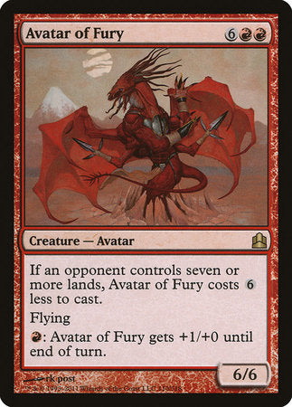 Avatar of Fury [Commander 2011] | North Game Den