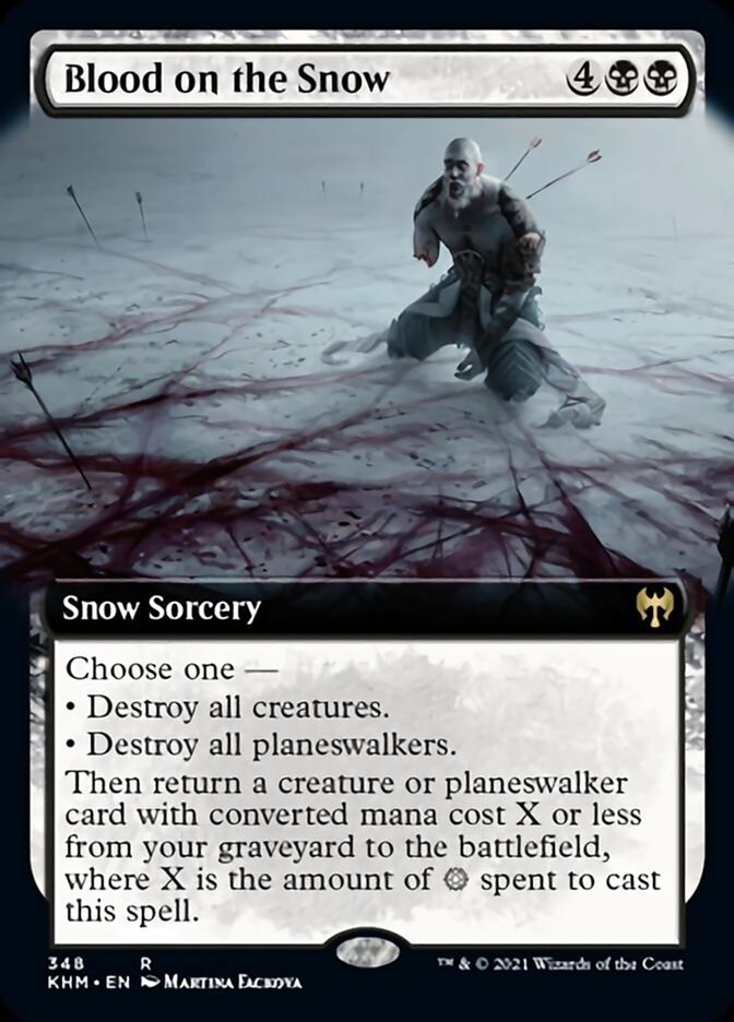 Blood on the Snow (Extended Art) [Kaldheim] | North Game Den