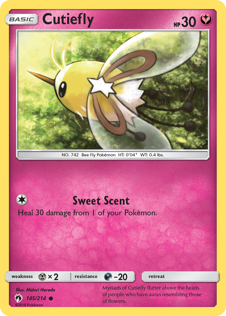 Cutiefly (145/214) [Sun & Moon: Lost Thunder] | North Game Den