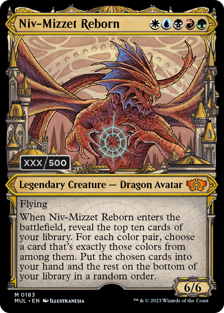 Niv-Mizzet Reborn (Serialized) [Multiverse Legends] | North Game Den