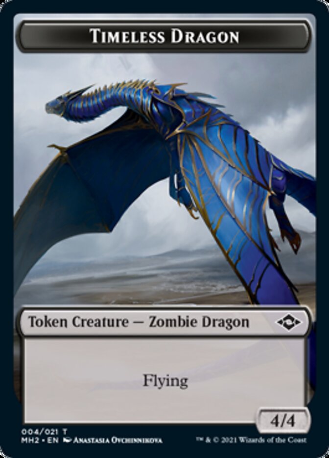 Timeless Dragon Token [Modern Horizons 2 Tokens] | North Game Den