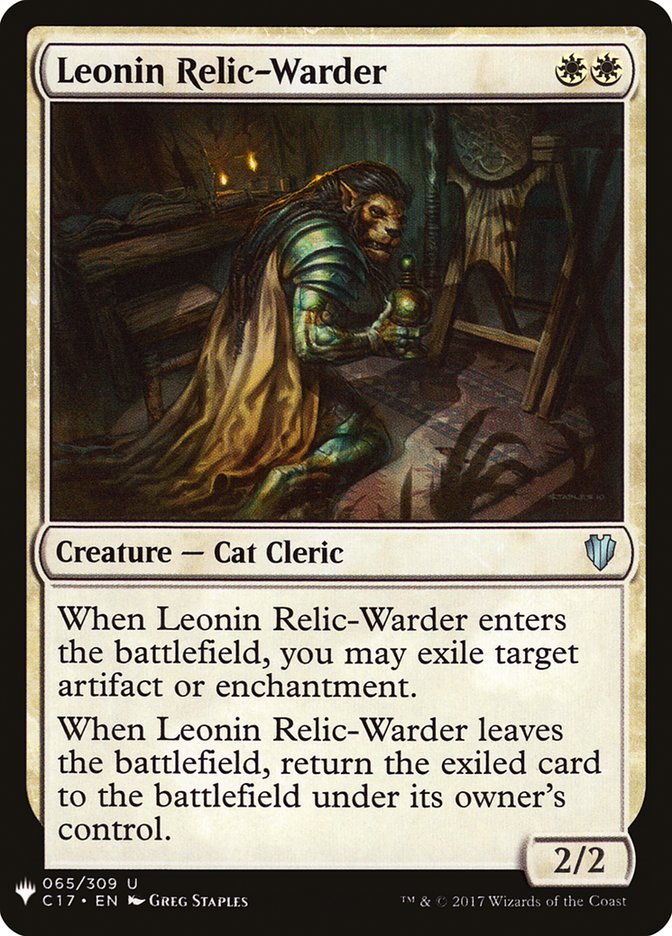 Leonin Relic-Warder [Mystery Booster] | North Game Den