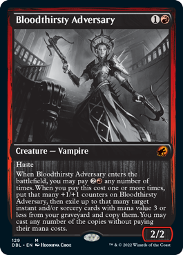 Bloodthirsty Adversary [Innistrad: Double Feature] | North Game Den