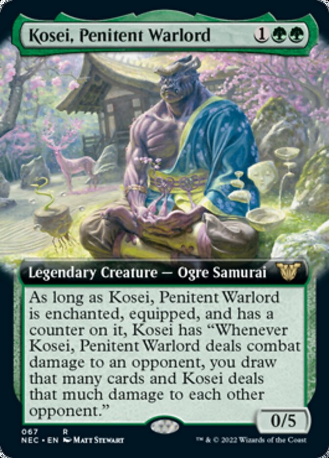 Kosei, Penitent Warlord (Extended) [Kamigawa: Neon Dynasty Commander] | North Game Den