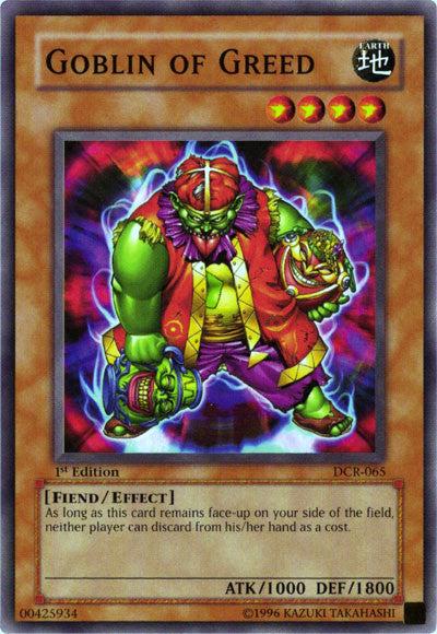 Goblin of Greed [DCR-065] Common | North Game Den