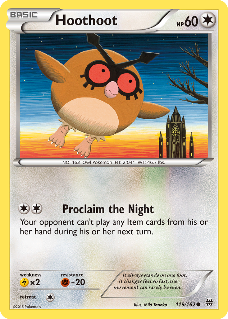 Hoothoot (119/162) [XY: BREAKthrough] | North Game Den