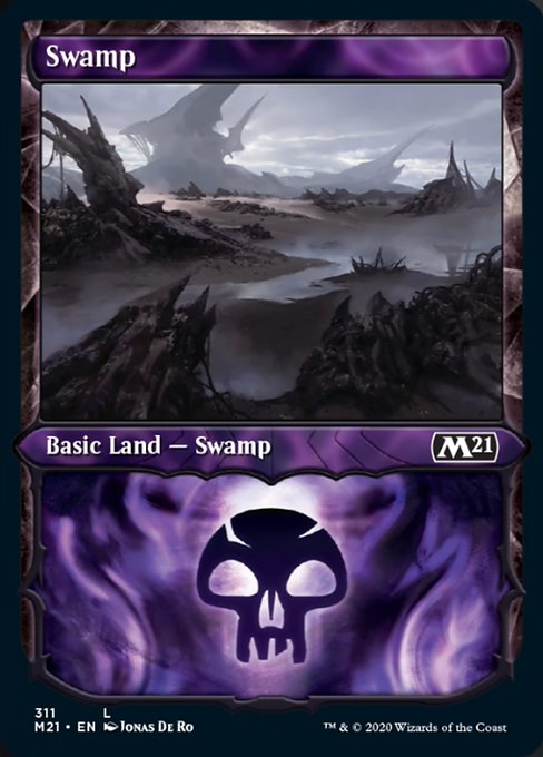 Swamp (Showcase) [Core Set 2021] | North Game Den