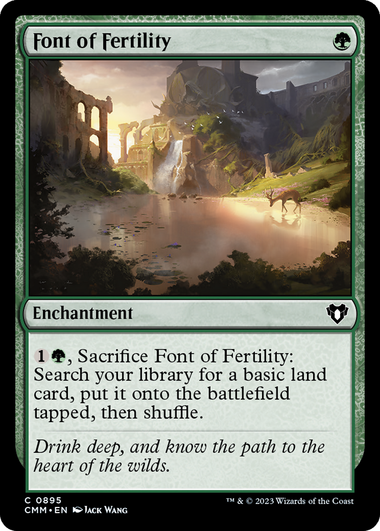 Font of Fertility [Commander Masters] | North Game Den