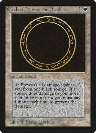 Circle of Protection: Black [Limited Edition Beta] | North Game Den