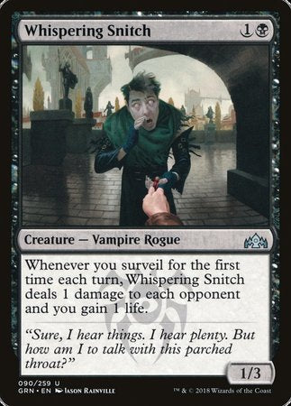 Whispering Snitch [Guilds of Ravnica] | North Game Den