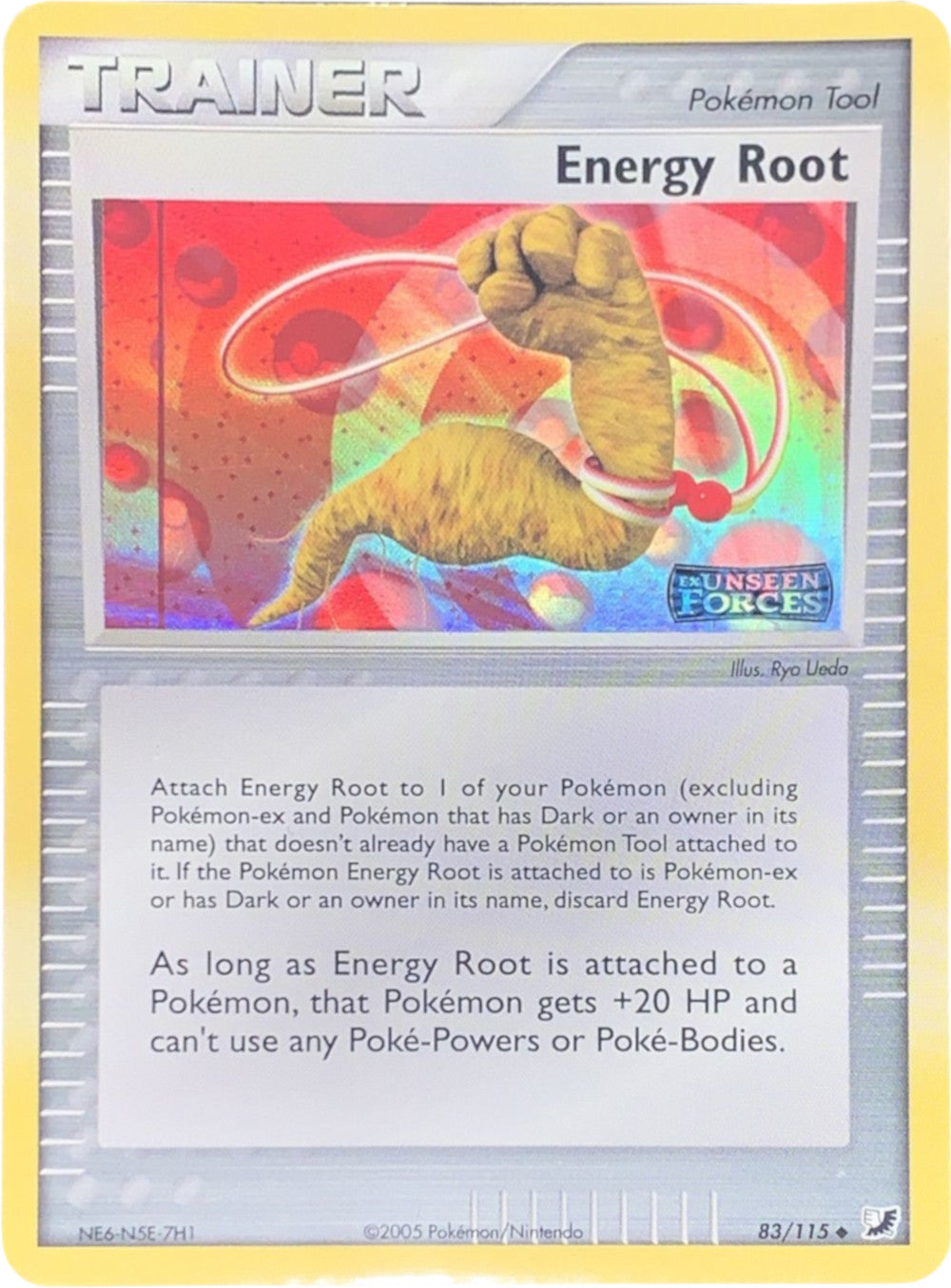 Energy Root (83/115) (Stamped) [EX: Unseen Forces] | North Game Den