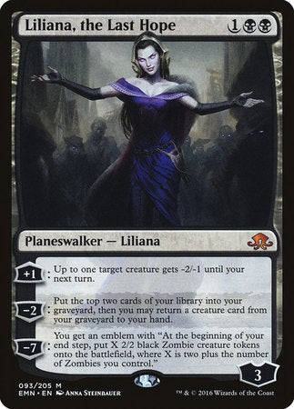 Liliana, the Last Hope [Eldritch Moon] | North Game Den