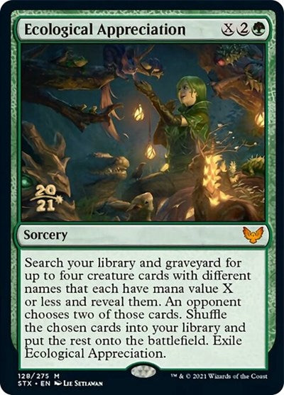 Ecological Appreciation [Strixhaven: School of Mages Prerelease Promos] | North Game Den