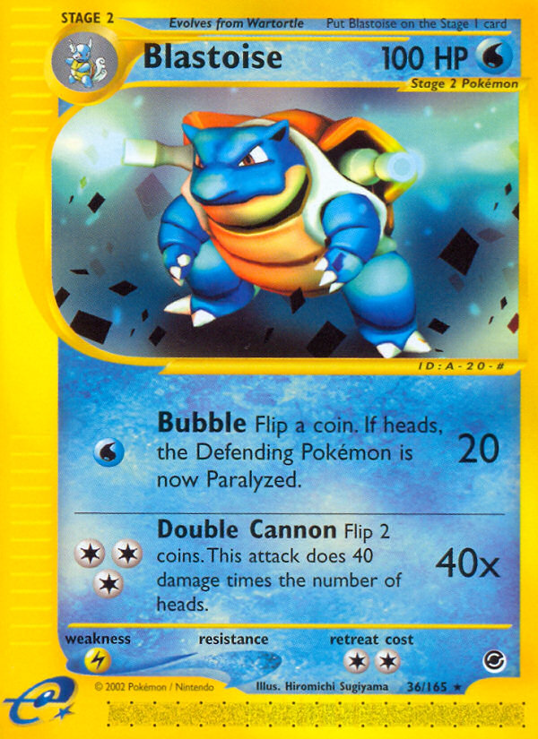 Blastoise (36/165) [Expedition: Base Set] | North Game Den