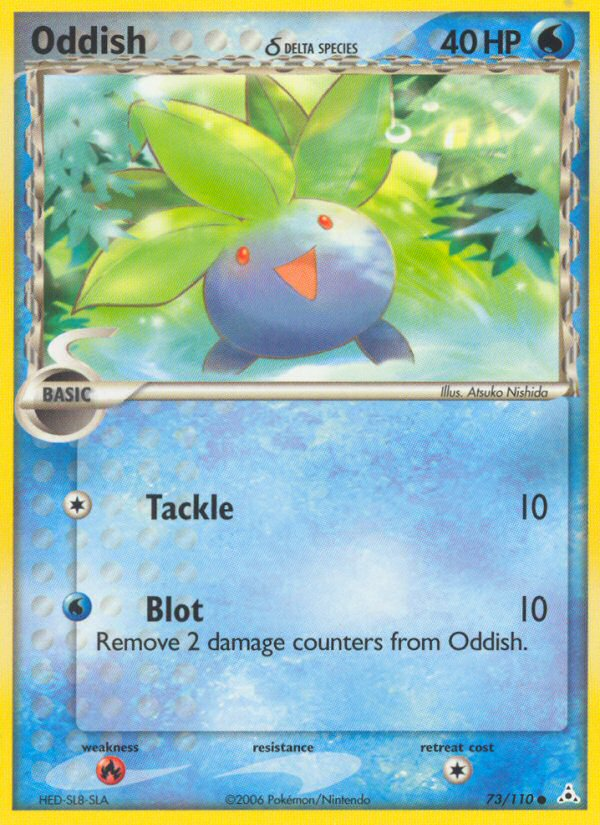 Oddish (73/110) (Delta Species) [EX: Holon Phantoms] | North Game Den