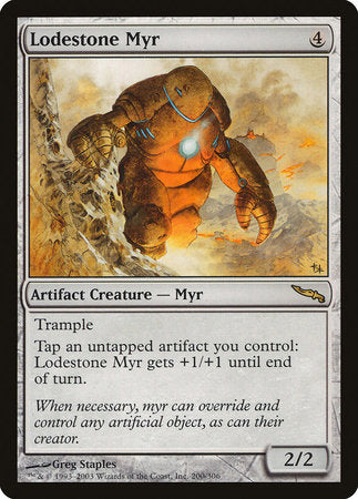 Lodestone Myr [Mirrodin] | North Game Den