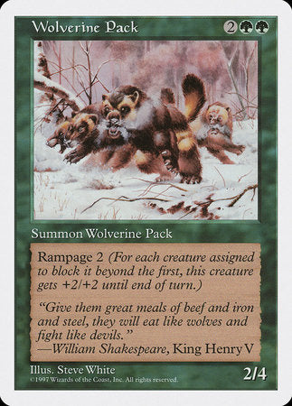 Wolverine Pack [Fifth Edition] | North Game Den