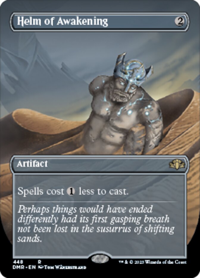 Helm of Awakening (Borderless Alternate Art) [Dominaria Remastered] | North Game Den