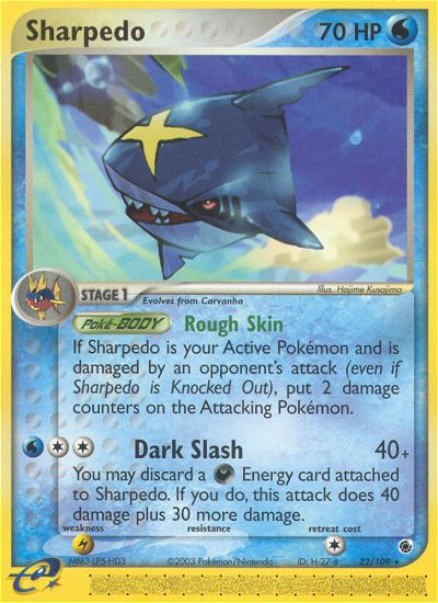 Sharpedo (22/109) [EX: Ruby & Sapphire] | North Game Den