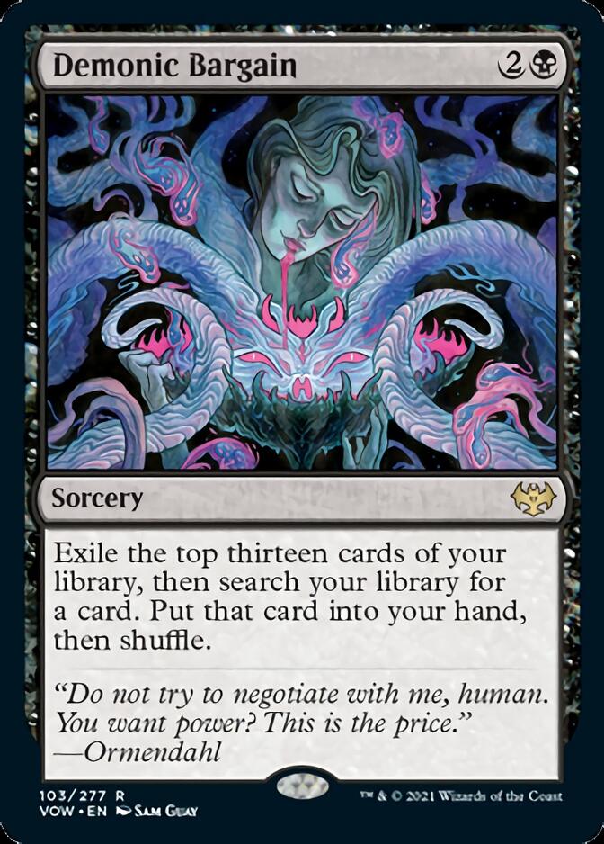 Demonic Bargain [Innistrad: Crimson Vow] | North Game Den