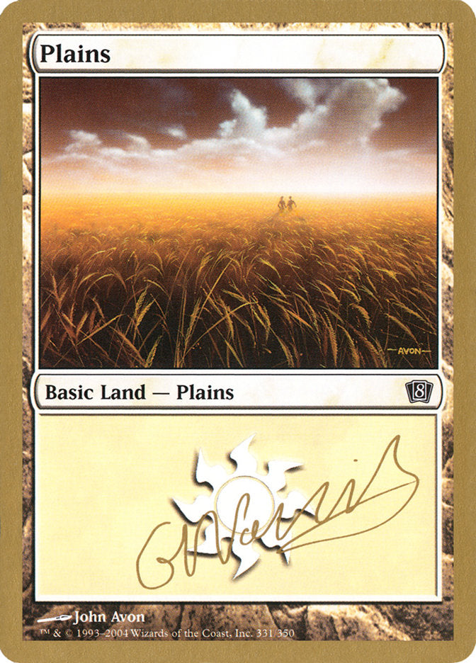 Plains (gn331) (Gabriel Nassif) [World Championship Decks 2004] | North Game Den