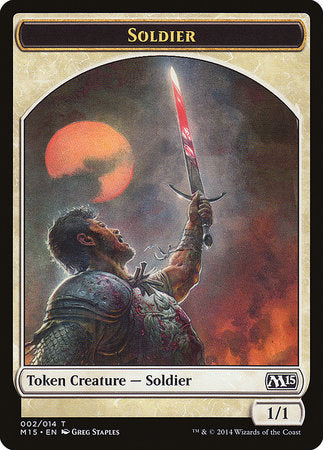 Soldier Token [Magic 2015 Tokens] | North Game Den