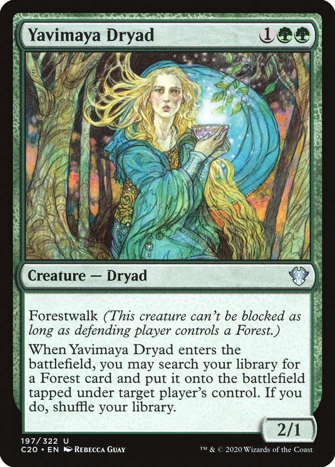 Yavimaya Dryad [Commander 2020] | North Game Den