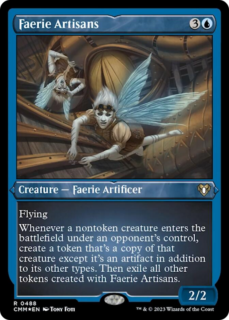 Faerie Artisans (Foil Etched) [Commander Masters] | North Game Den