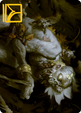 Nested Shambler Art Card (Gold-Stamped Signature) [Modern Horizons 2 Art Series] | North Game Den