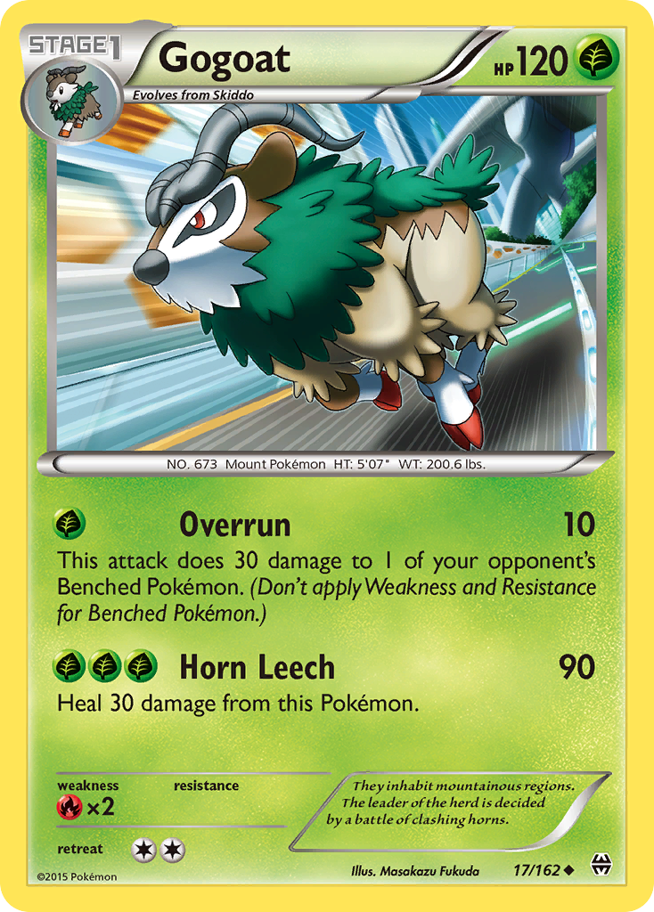 Gogoat (17/162) [XY: BREAKthrough] | North Game Den
