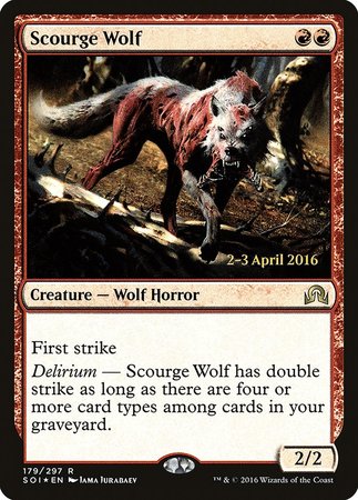 Scourge Wolf [Shadows over Innistrad Promos] | North Game Den
