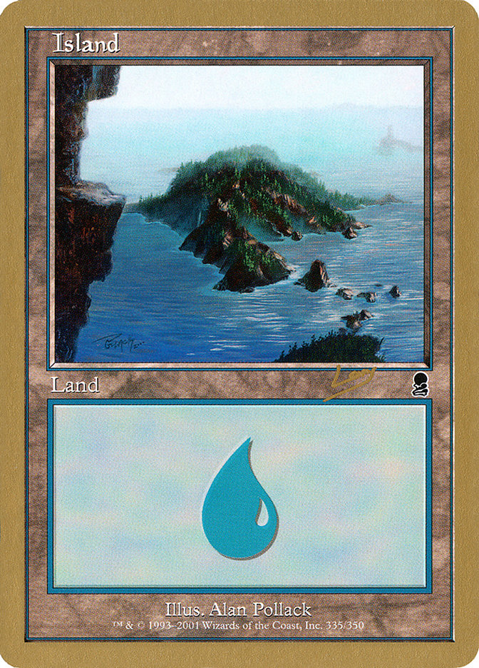 Island (rl335) (Raphael Levy) [World Championship Decks 2002] | North Game Den