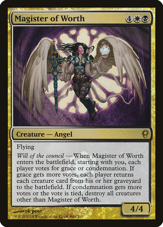 Magister of Worth (Launch) [Conspiracy Promos] | North Game Den