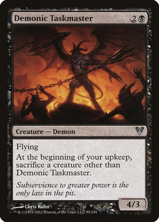 Demonic Taskmaster [Avacyn Restored] | North Game Den