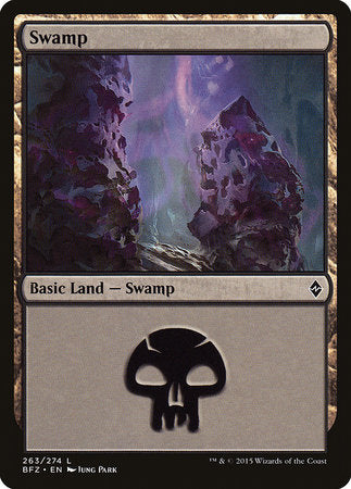 Swamp (263) [Battle for Zendikar] | North Game Den