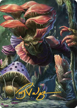 Myconid Spore Tender Art Card (Gold-Stamped Signature) [Commander Legends: Battle for Baldur's Gate Art Series] | North Game Den