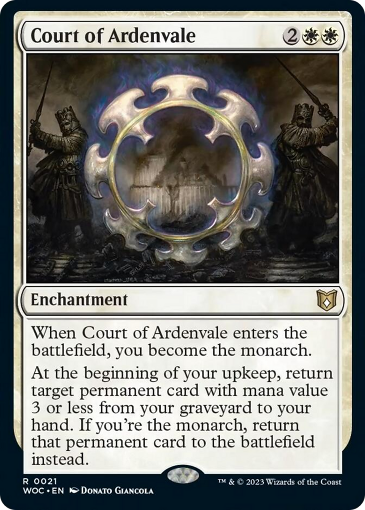 Court of Ardenvale [Wilds of Eldraine Commander] | North Game Den
