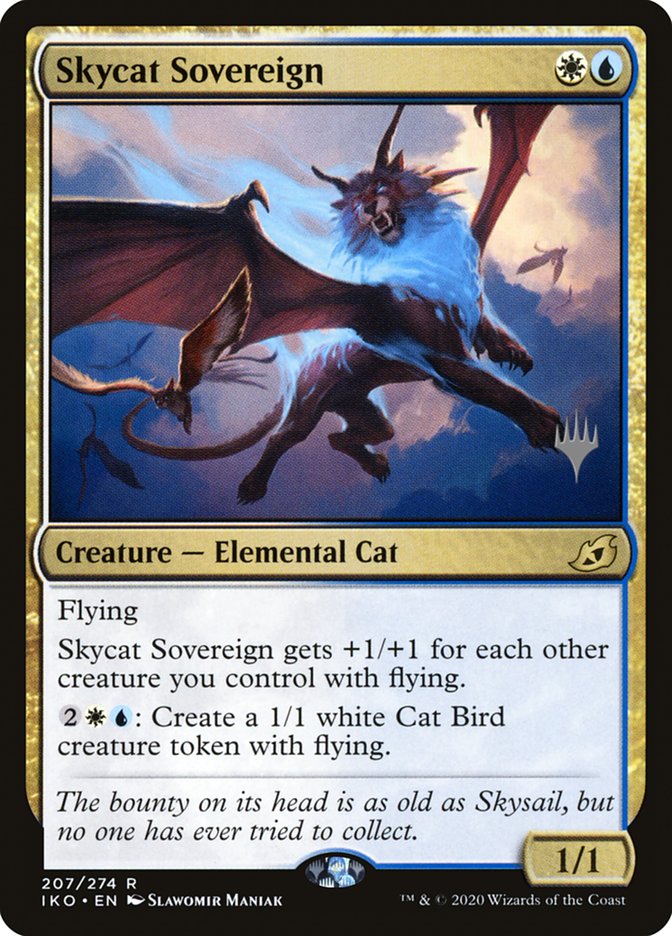 Skycat Sovereign (Promo Pack) [Ikoria: Lair of Behemoths Promos] | North Game Den