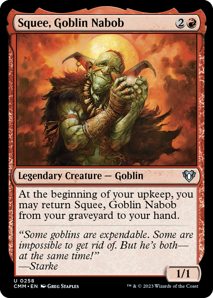 Squee, Goblin Nabob [Commander Masters] | North Game Den