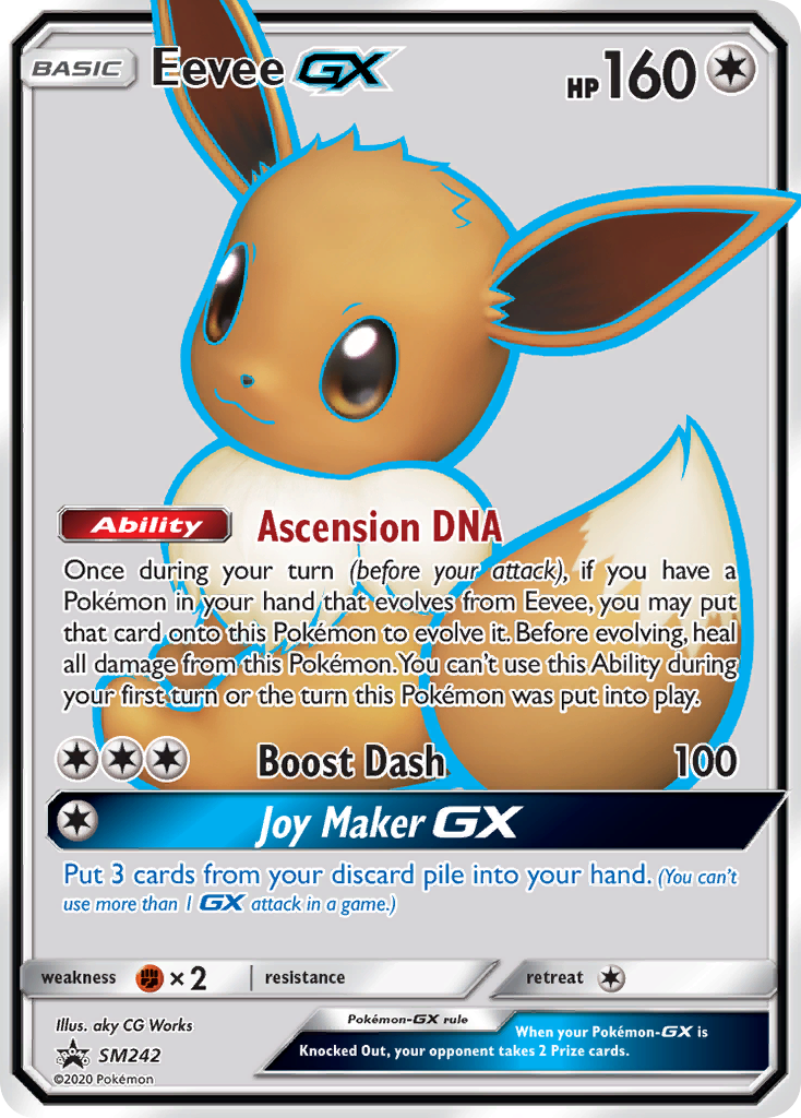 Eevee GX (SM242) [Sun & Moon: Black Star Promos] | North Game Den