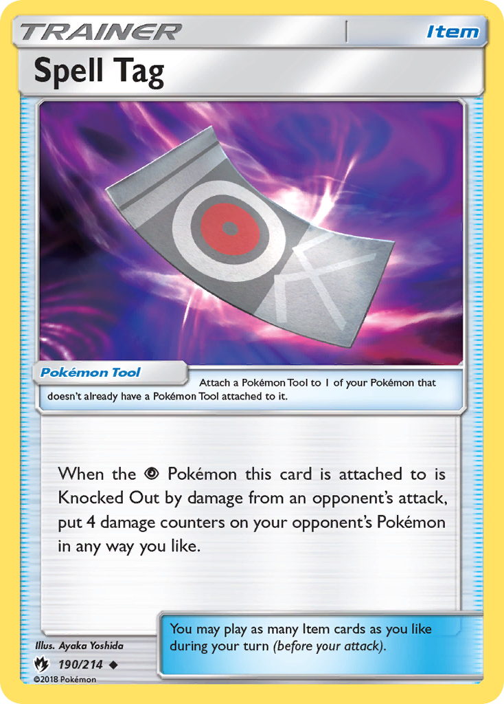 Spell Tag (190/214) [Sun & Moon: Lost Thunder] | North Game Den