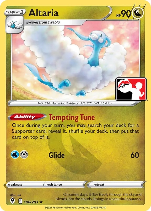 Altaria (106/203) [Prize Pack Series One] | North Game Den