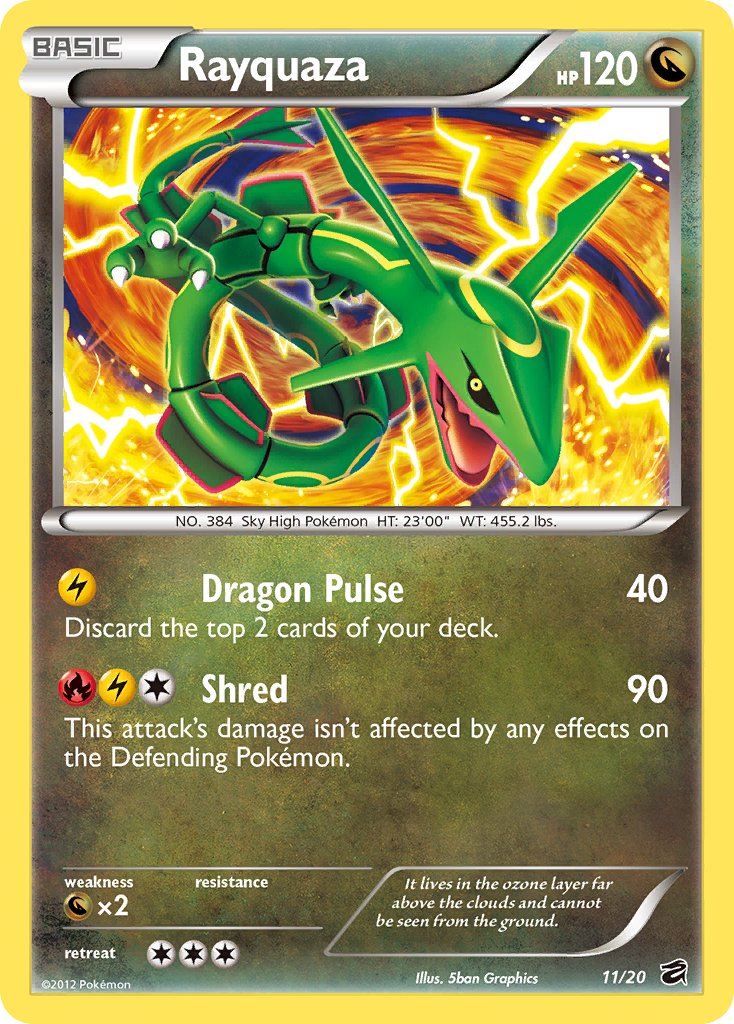 Rayquaza (11/20) (Blister Exclusive) [Black & White: Dragon Vault] | North Game Den