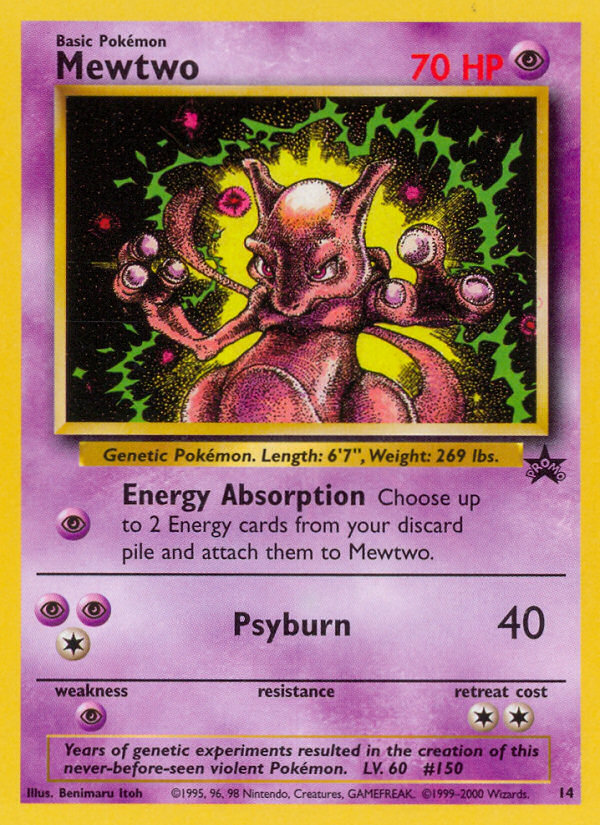 Mewtwo (14) [Wizards of the Coast: Black Star Promos] | North Game Den