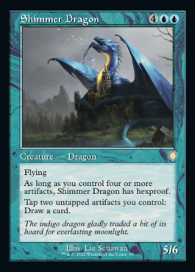 Shimmer Dragon (Retro) [The Brothers' War Commander] | North Game Den