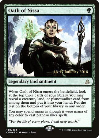 Oath of Nissa [Oath of the Gatewatch Promos] | North Game Den