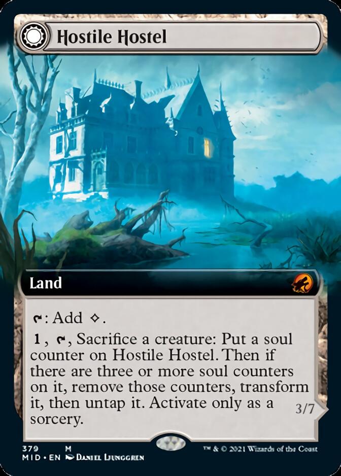 Hostile Hostel // Creeping Inn (Extended) [Innistrad: Midnight Hunt] | North Game Den