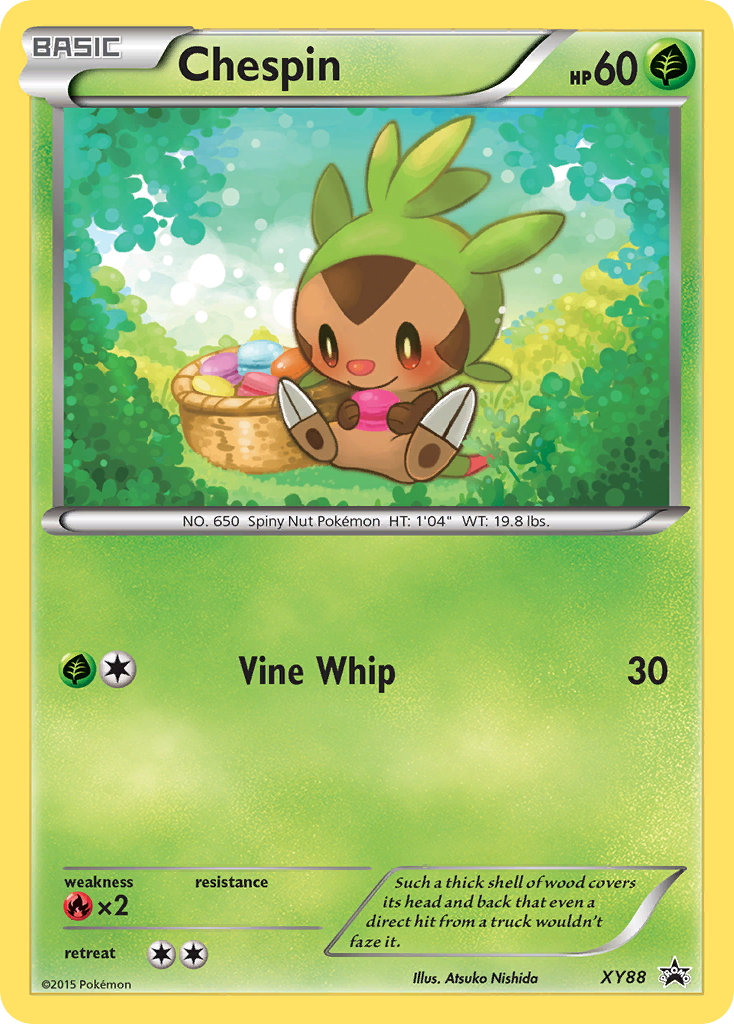 Chespin (XY88) (Collector Chest) [XY: Black Star Promos] | North Game Den